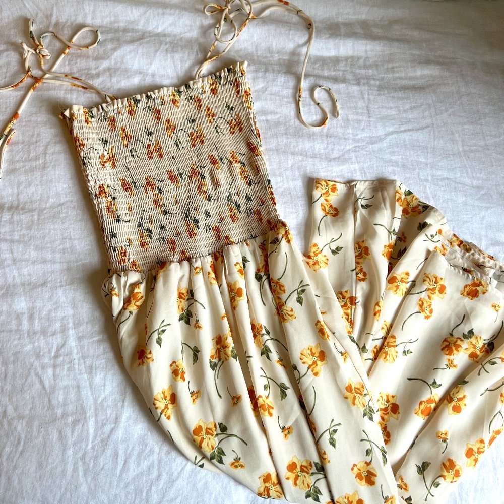 Boutique Floral Midi Dress